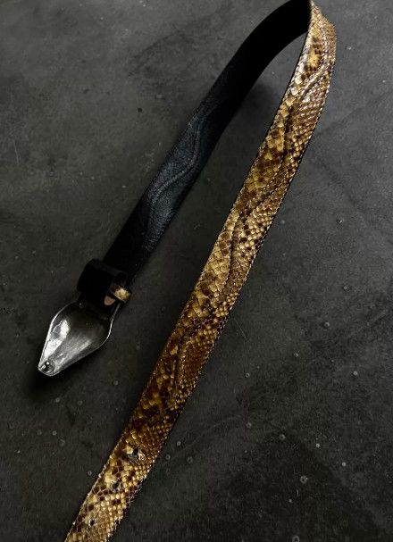 Other Kohshin Satoh 80s Handcrafted Snakeskin Belt Size ONE SIZE - 4 Thumbnail