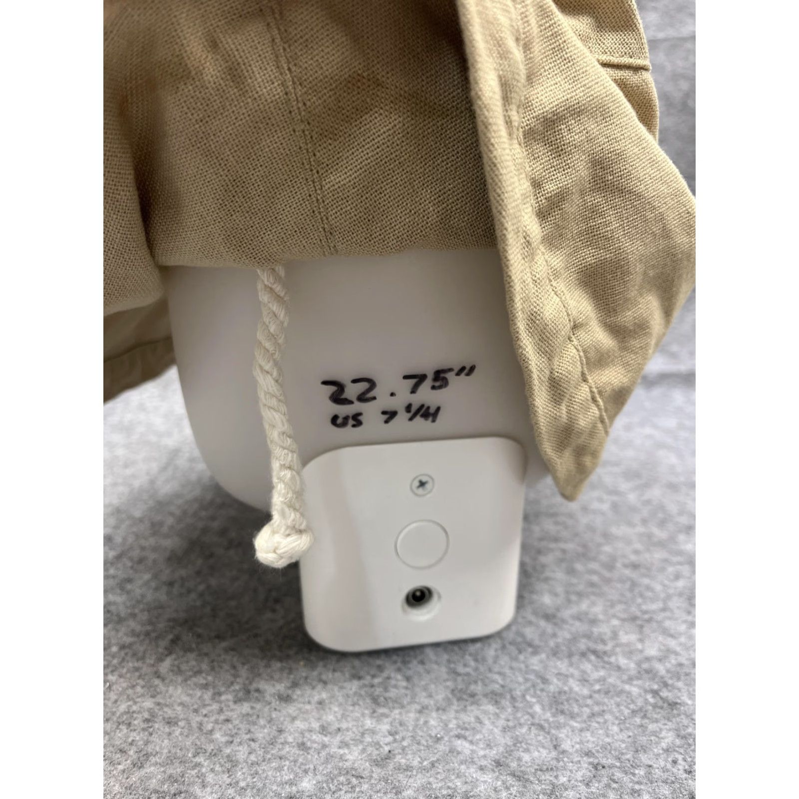 Vintage Scala Hat Bucket Fitted Adult7 1/2 Beige Canvas Wide Brim Sun Outdoor Beach Size ONE SIZE - 7 Thumbnail