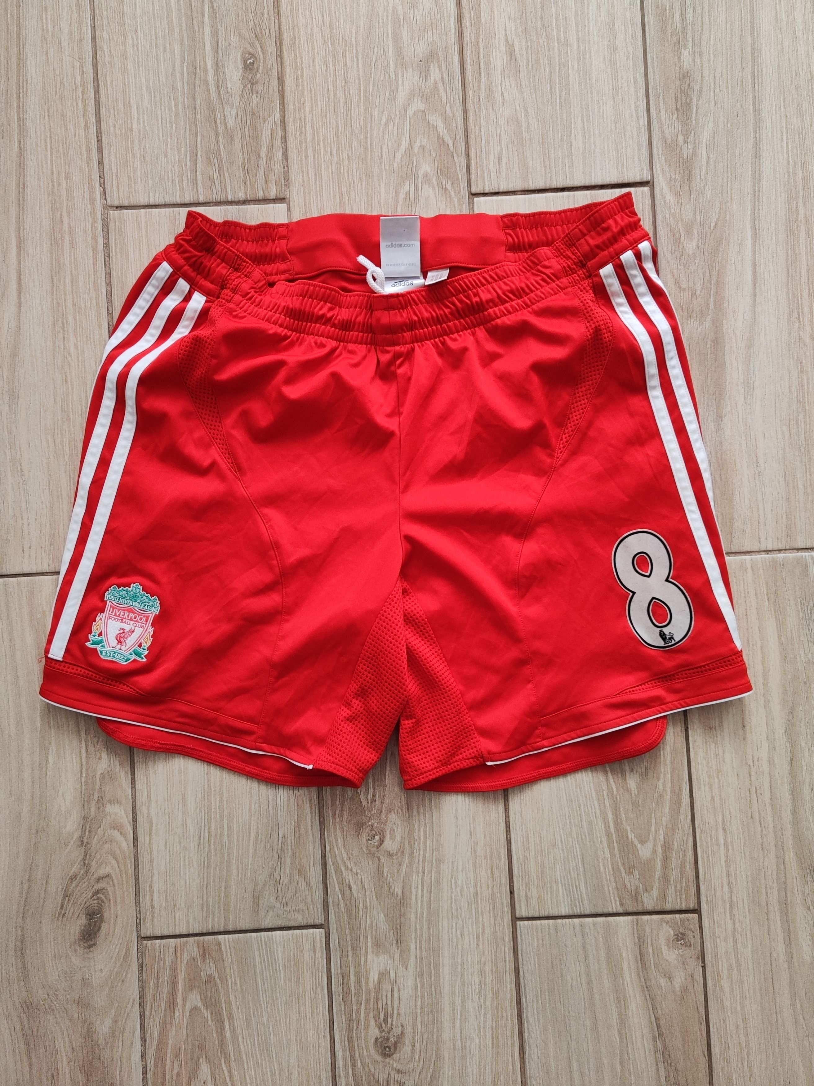 Adidas × Vintage Vintage Liverpool FC Adidas Shorts #8 | Gerrard Era | Size M Size US 34 / EU 50 - 2 Thumbnail