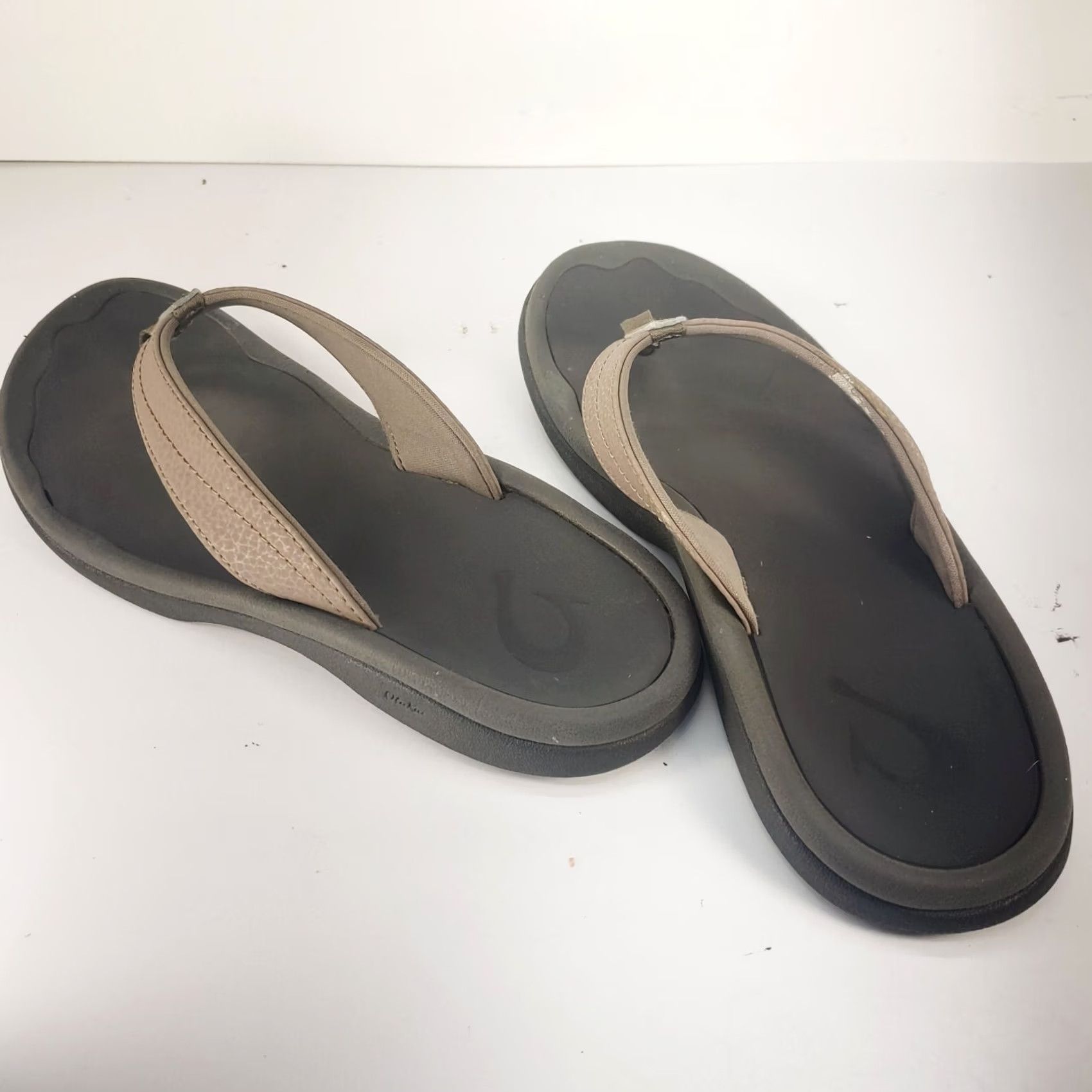 Olukai OLUKAI Ohana Women's Sandal Slip On Taupe 7 US 37 EU Cushy Comfort Footbed Size US 7 / IT 37 - 5 Thumbnail