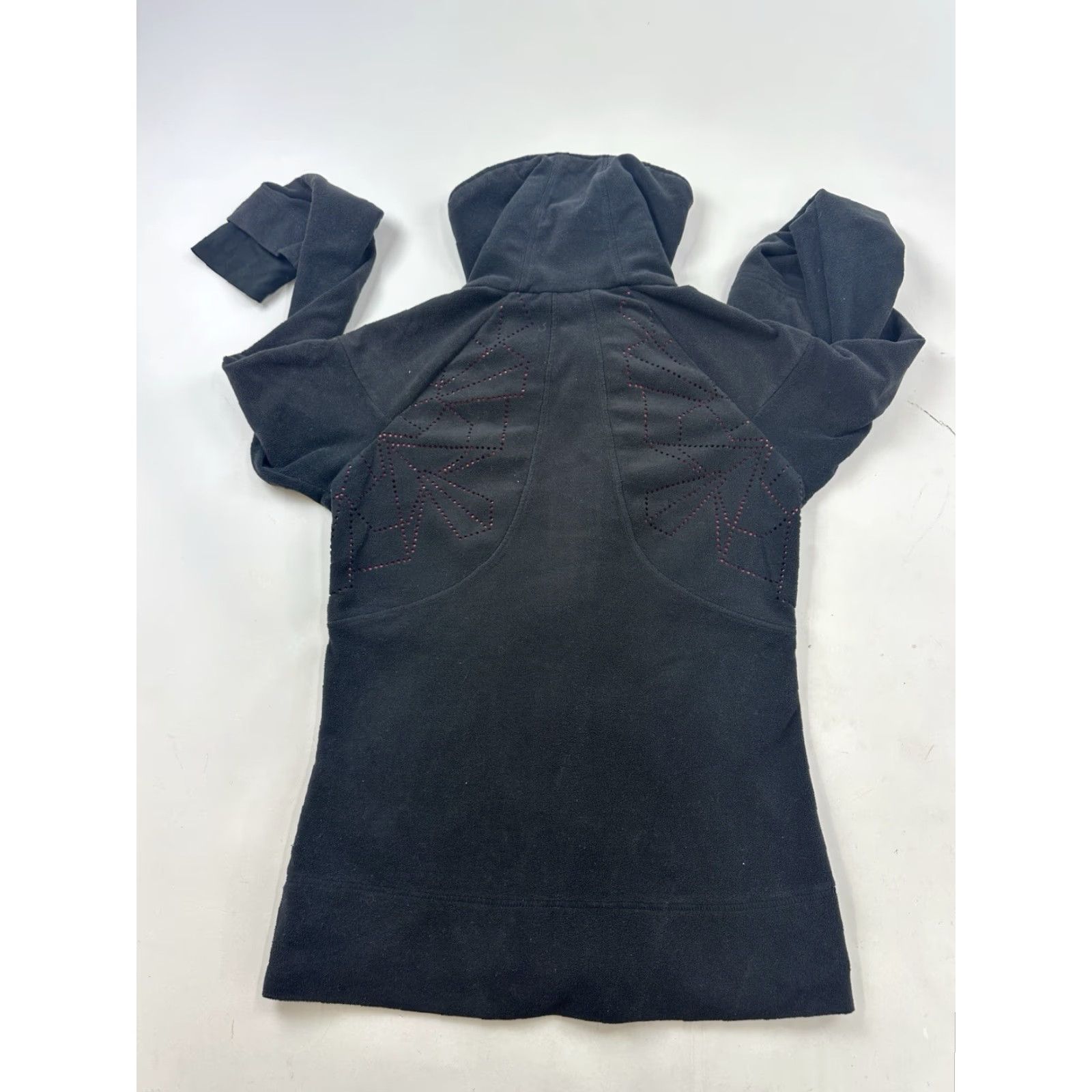 Adidas Adidas Jacket Womens Small Black Fleece Athleisure Turtleneck Full Zip Climawarm Size S / US 4 / IT 40 - 7 Thumbnail