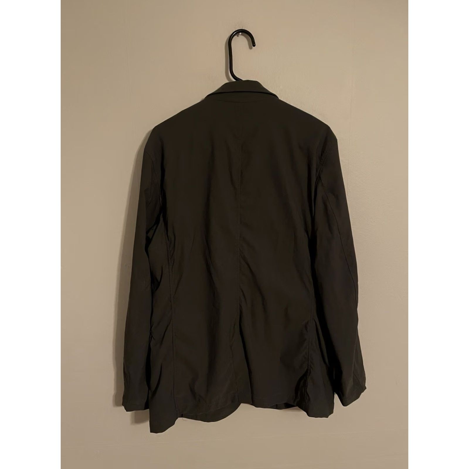 Eddie Bauer Eddie Bauer Travex Voyager Travel Blazer Jacket Sport Coat - Men's 42 Gray Nylon Spandex 3 Button Button Front Regular Mens Size 44R - 4 Thumbnail
