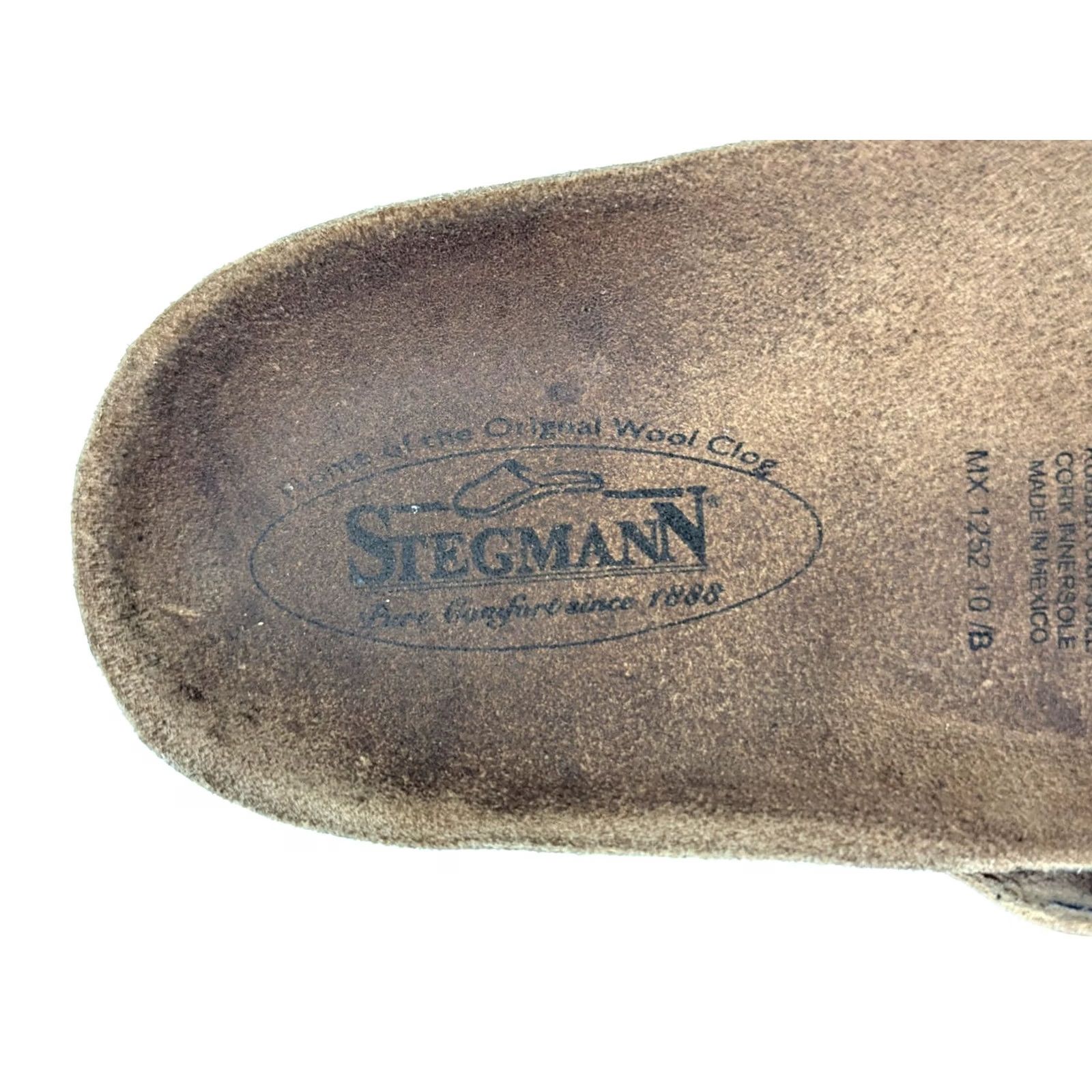 Vintage Stegmann Sandals Women 10 B Leather Cork Straps Crepe Outsole Elastic w Size US 10 / IT 40 - 2 Thumbnail