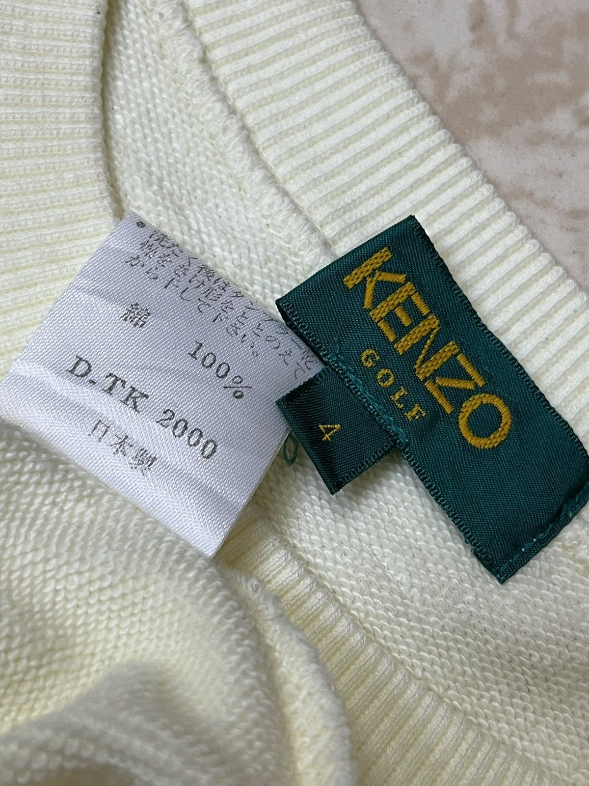 Kenzo VINTAGE KENZO GOLF BIG LOGO EMBROIDERY SWEATSHIRT Size US XL / EU 56 / 4 - 10 Thumbnail