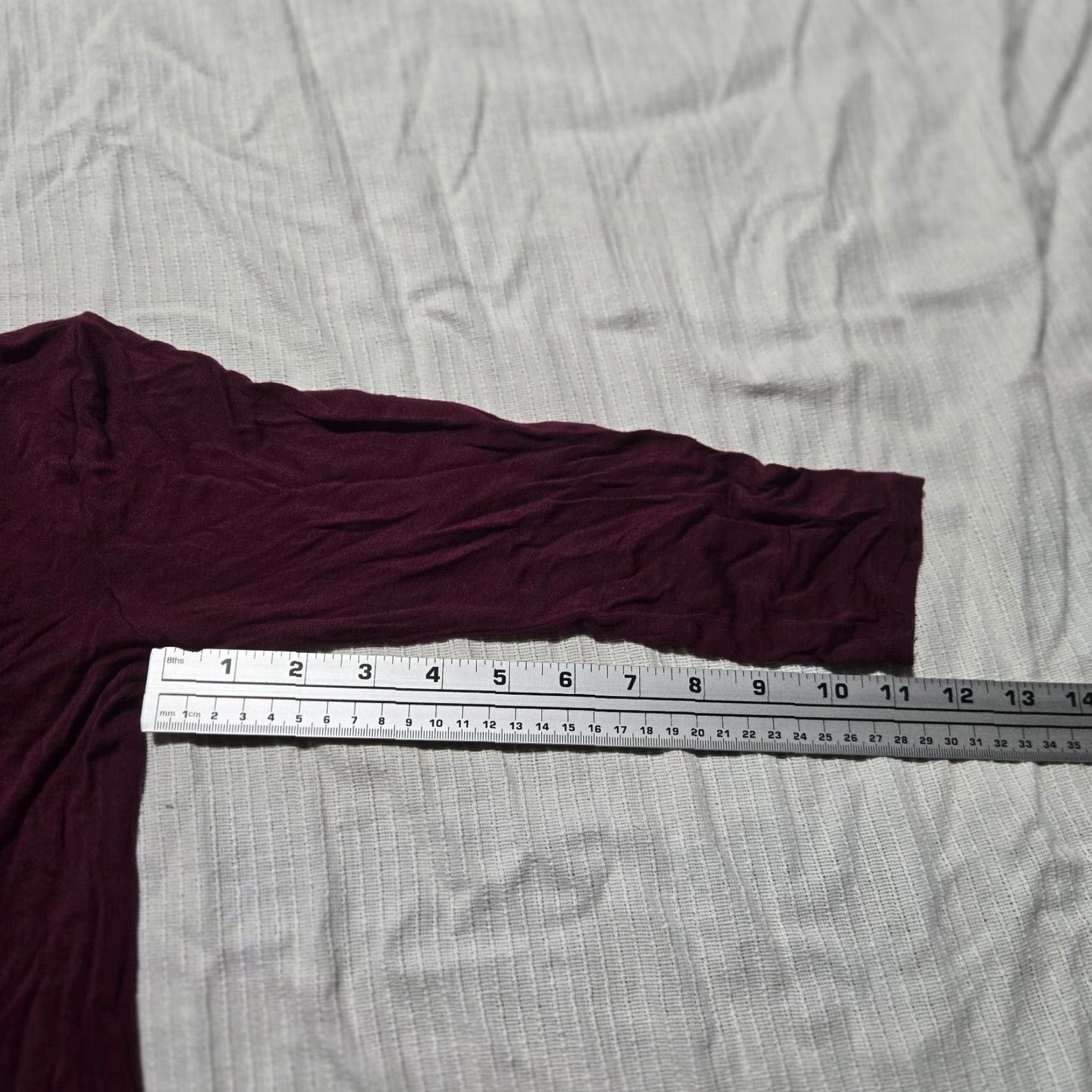 Vintage Ambiance Women's Plum Purple Long Sleeve Sheath Dress Small Size S / US 4 / IT 40 - 5 Thumbnail