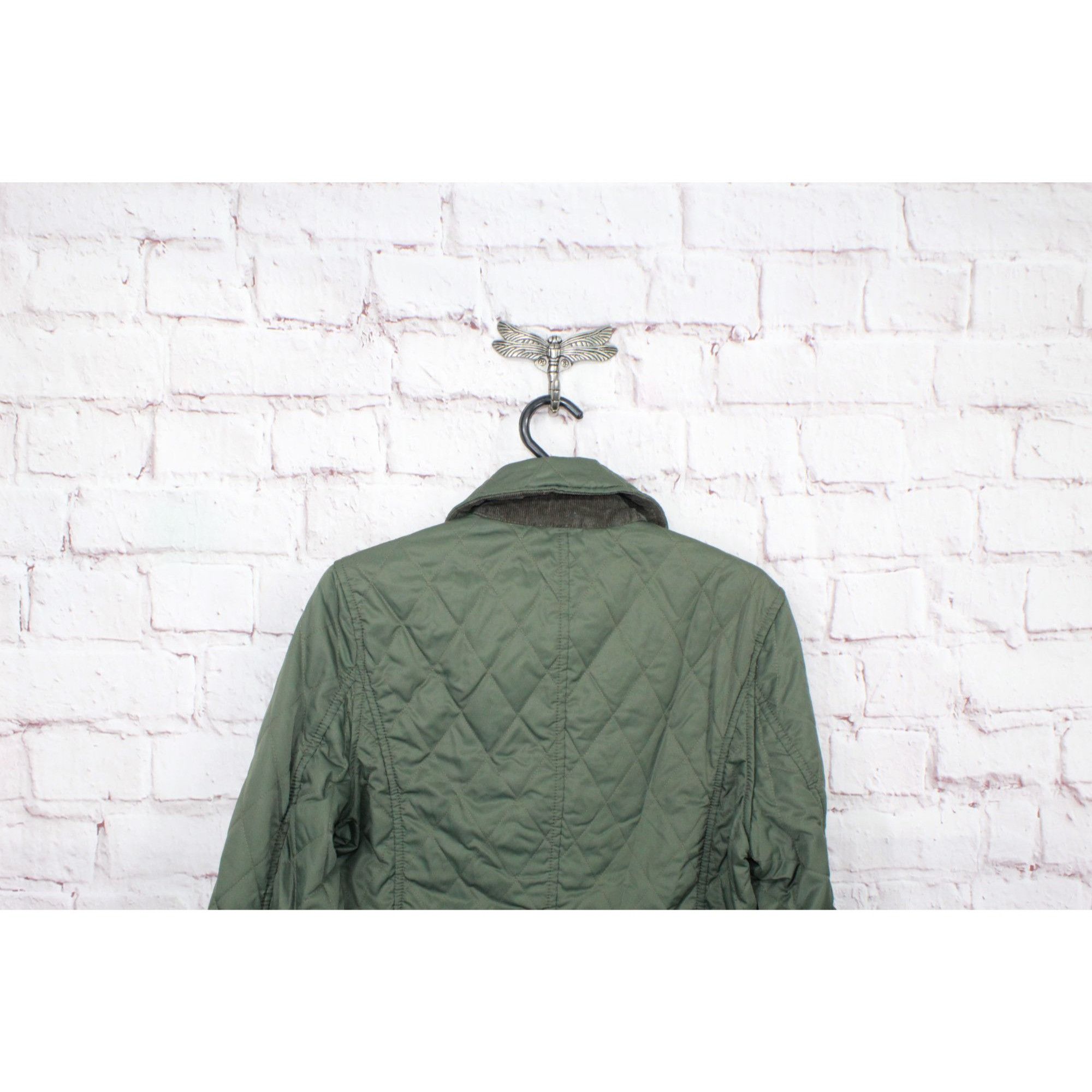 L.L. Bean LL Bean Quilted Riding Jacket Deep Olive XS Petite Size XS / US 0-2 / IT 36-38 - 5 Thumbnail