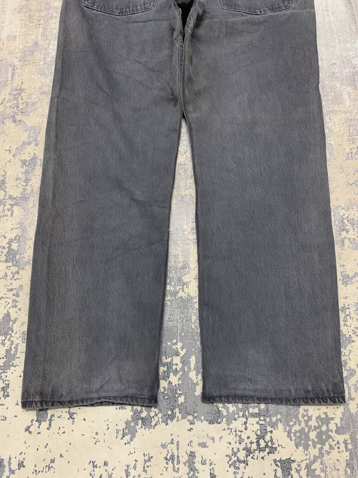 Levi's Size 30x35 Vintage 90s Levis 501 Faded Black USA Size US 39 - 9 Thumbnail