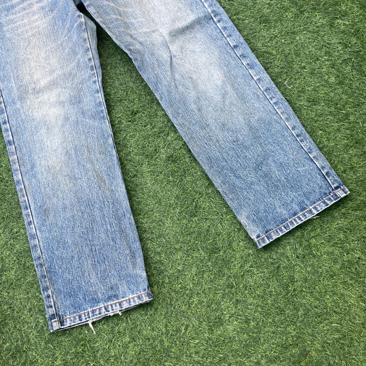 Japanese Brand AMORE PURO DOUBLE WAIST RIPPED JEANS Size US 34 / EU 50 - 6 Thumbnail