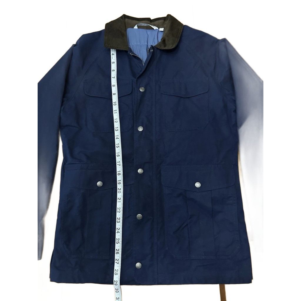 Peter Millar Peter Millar Waxed Cotton Safari Field Jacket - S Navy $348 Size US S / EU 44-46 / 1 - 7 Thumbnail
