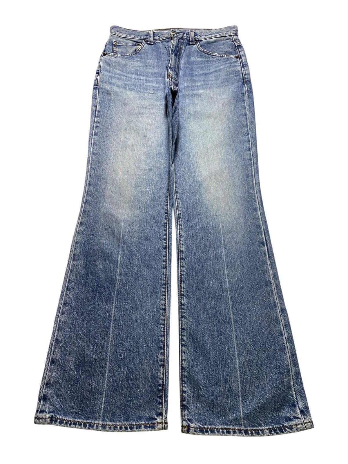 Japanese Brand Vintage Japanese Brand high-waist Blue Wash Flare Jeans Size US 28 / EU 44 - 1 Thumbnail