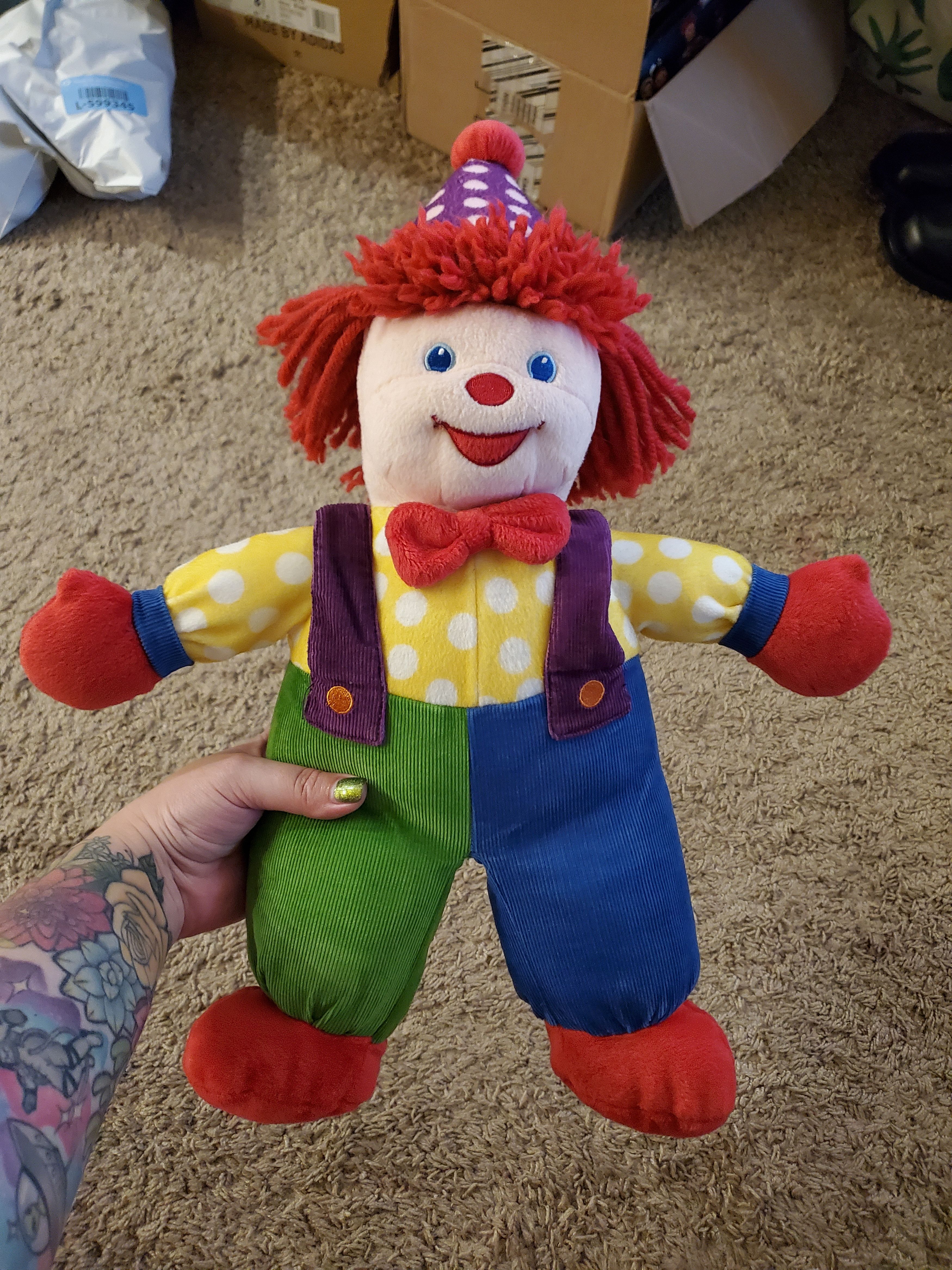 Vintage *VINTAGE* 2005 Gymbo the Clown Plush Size ONE SIZE - 5 Thumbnail