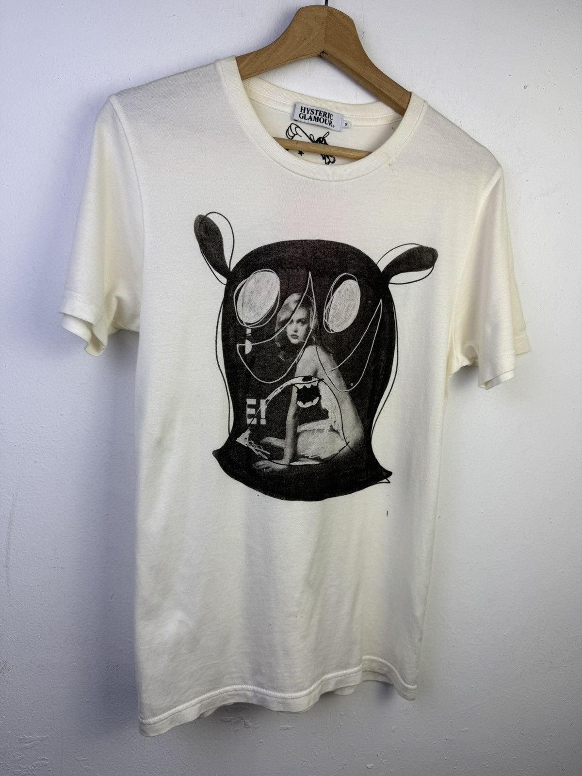 Hysteric Glamour × Skoloct Hysteric Glamour x Skoloct white graphic T-shirt Size S / US 4 / IT 40 - 2 Thumbnail