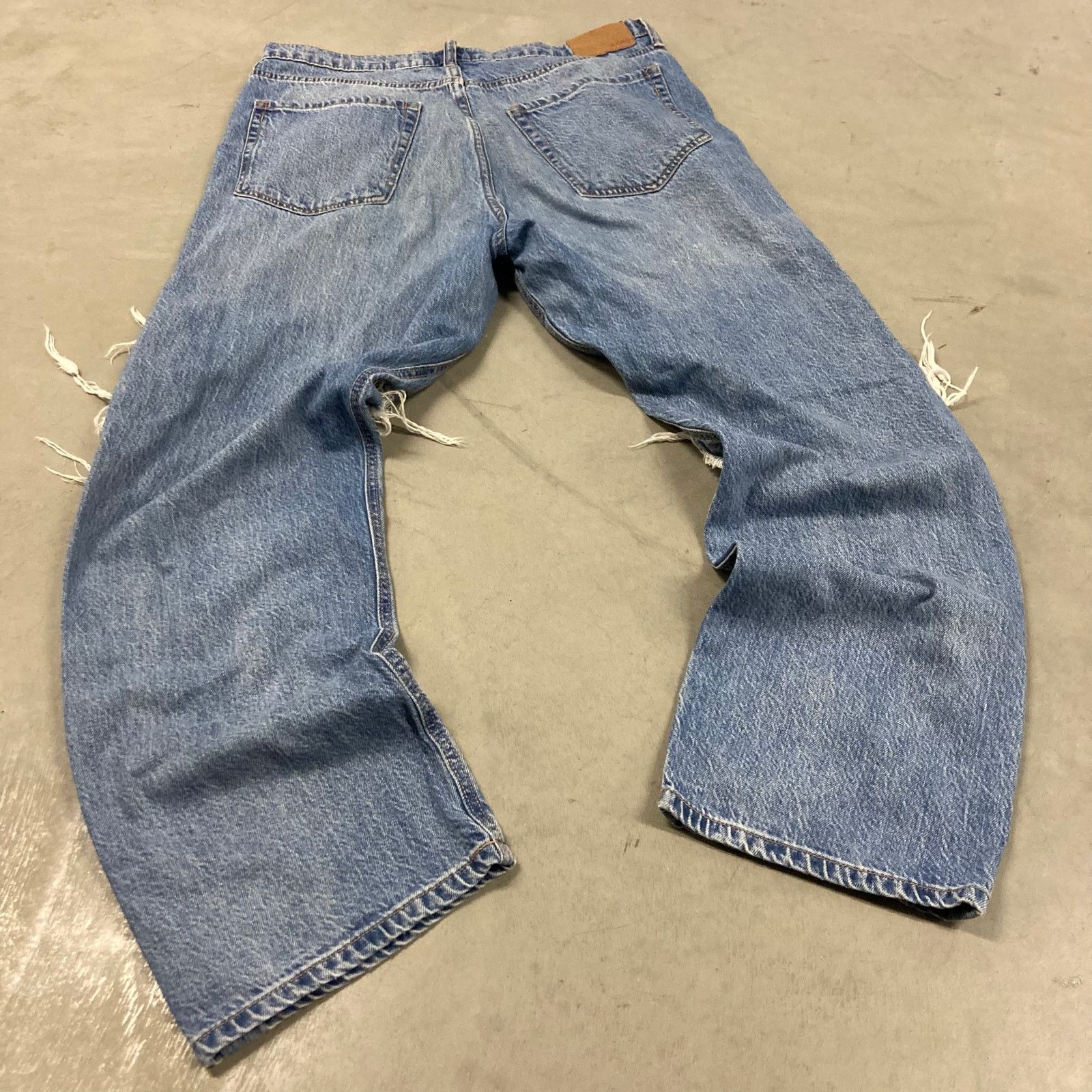 Aeropostale × Vintage Baggy Y2K Aeropostale Jeans 33x29 Size US 33 - 2 Thumbnail