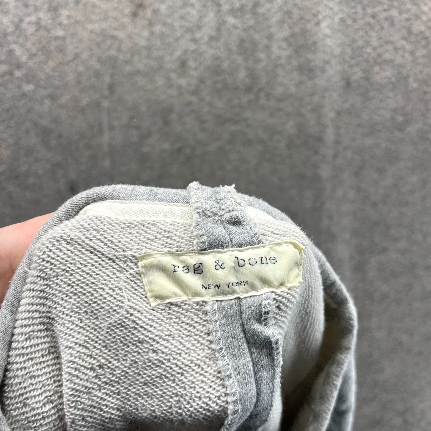 Rag & Bone Rag & Bone Sweater Women Small Gray Pullover Crewneck Cotton Fleece Logo, All Seasons, Regular Fit, Machine Washable, Casual, Formal, Workwear, - 9 Size S / US 4 / IT 40 - 4 Thumbnail