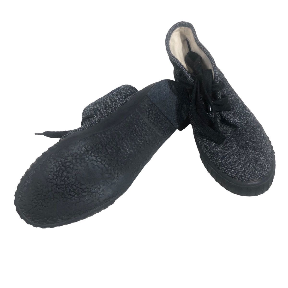 Yohji Yamamoto Yohji Yamamoto Pour Homme Shoes Tweed Chukka Sneakers Size US 9.5 / EU 42-43 - 9 Thumbnail