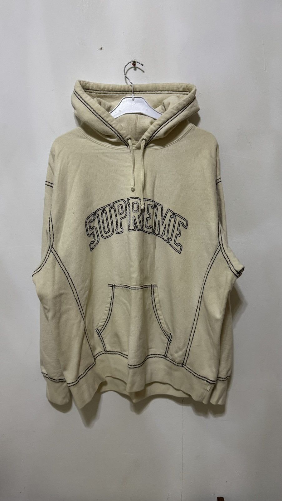 Supreme Supreme Big stitch Hoodie Size US L / EU 52-54 / 3 - 1 Thumbnail