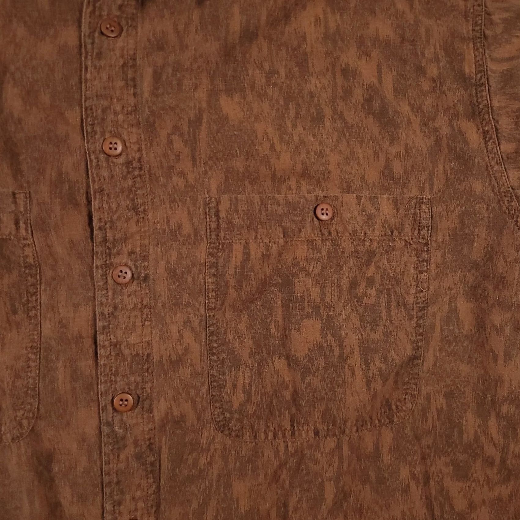 Vintage VINTAGE Pier Connection Button-Up Shirt Mens Medium Brown Western Long Sleeve 90s Shirt Mens Brown Long Sleeve Western 90s Mens Size US M / EU 48-50 / 2 - 4 Thumbnail