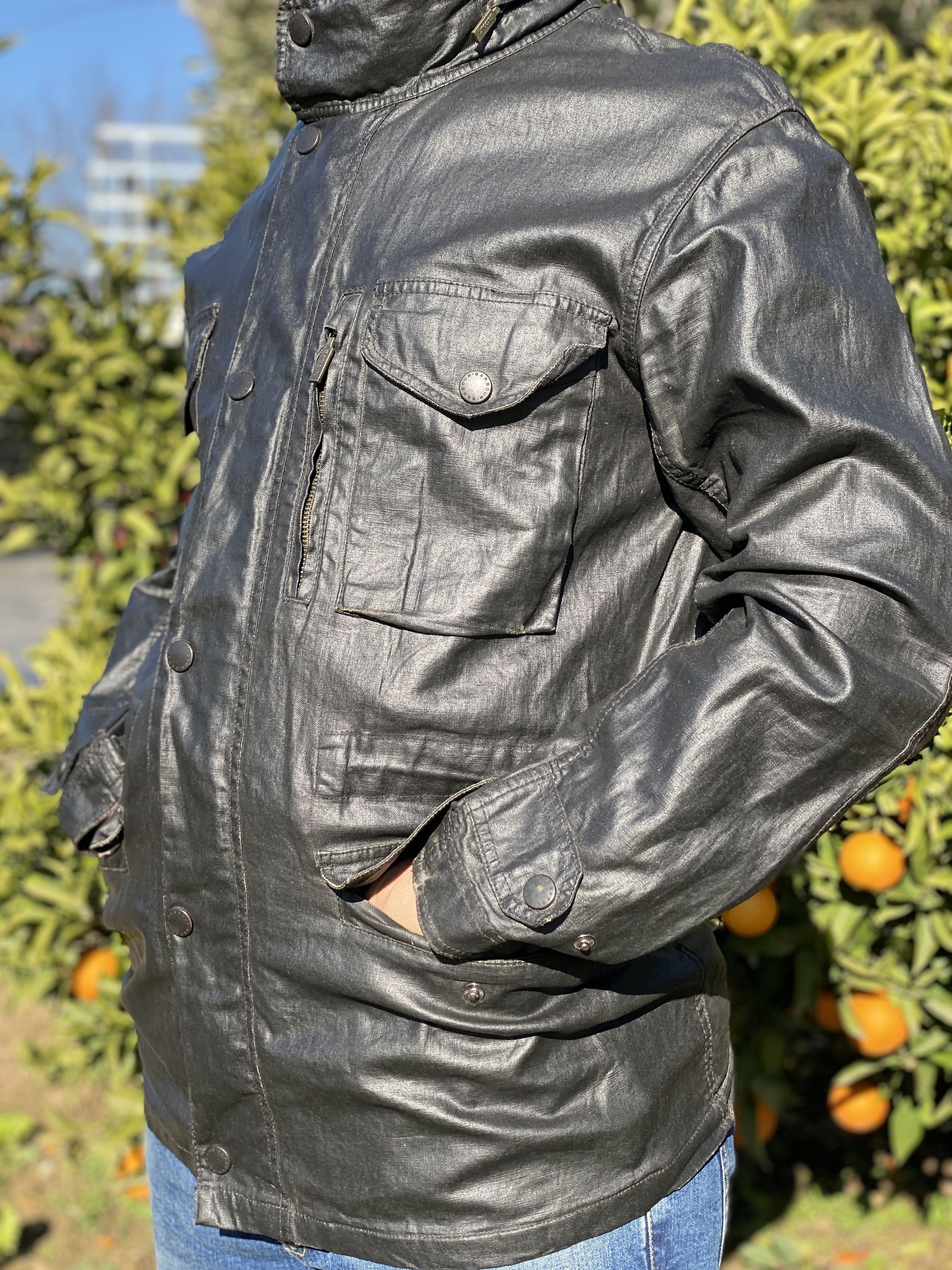 Barbour Linen Barbour South Shield Beacon Bomber Weatherproof Size M Size US M / EU 48-50 / 2 - 15 Thumbnail