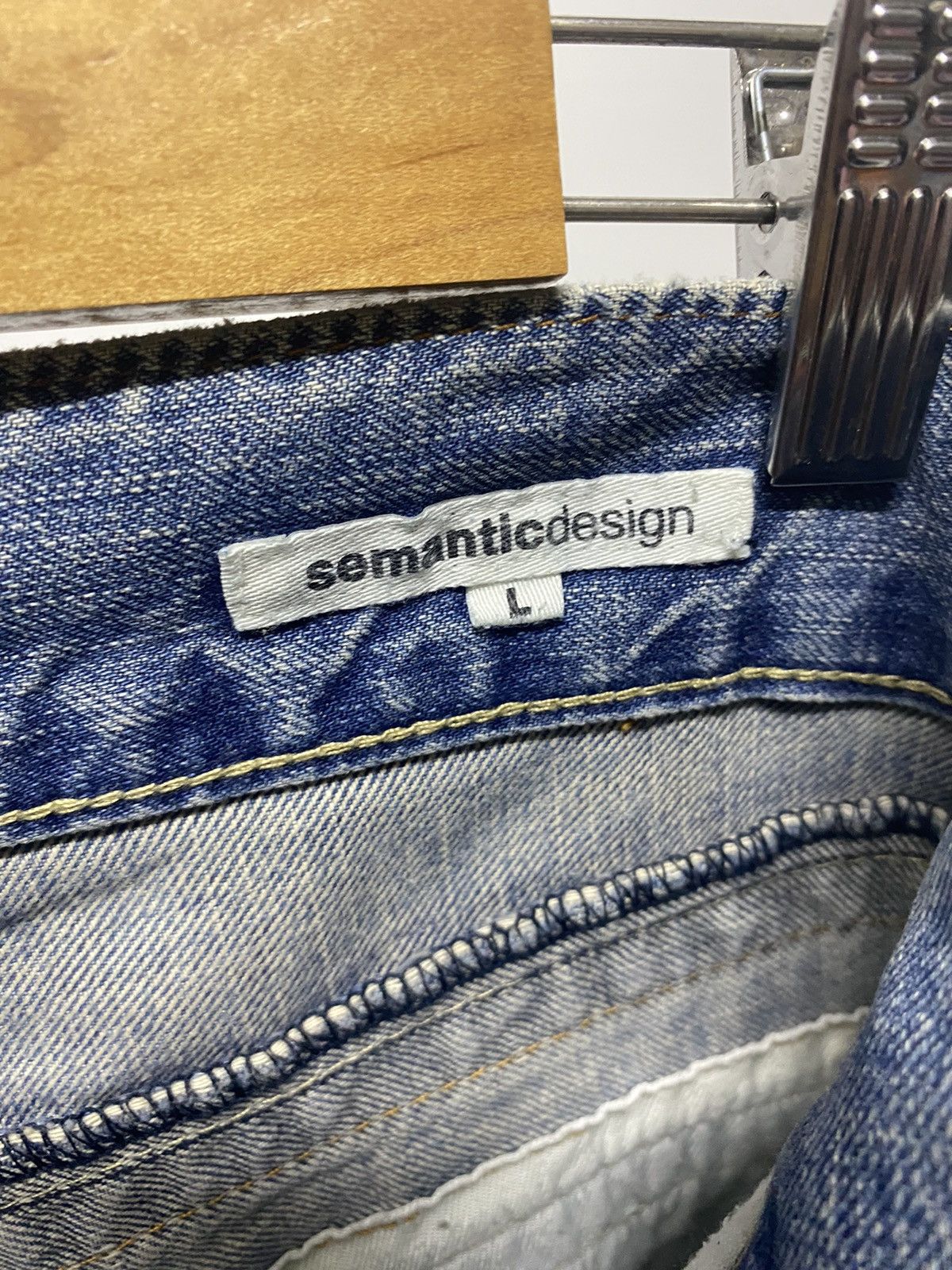 If Six Was Nine × semanticdesign Semantic Design Japan Distressed Goth Denim Jeans Size US 32 / EU 48 - 12 Thumbnail