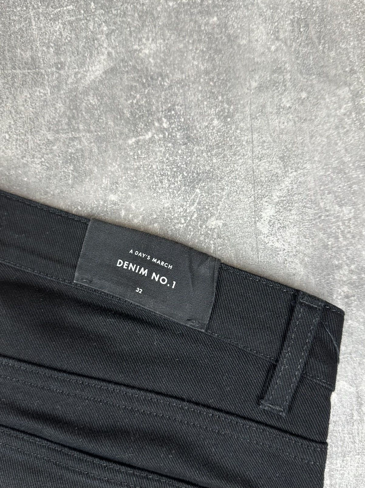 A Day's March A Days March Basic Black Denim Jeans Pants Size US 32 / EU 48 - 11 Thumbnail