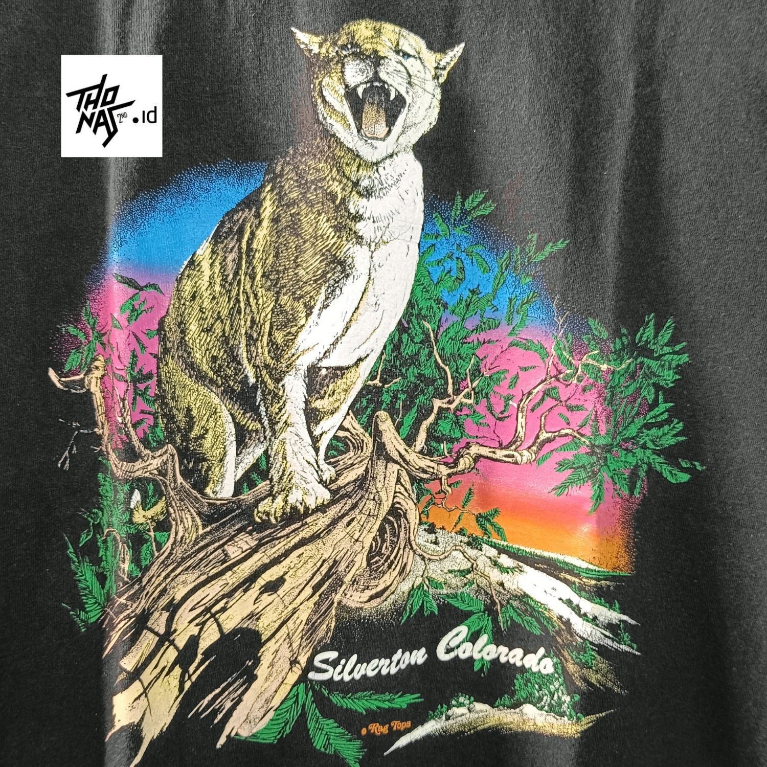 Rare Vintage 90s Big Cat Nature Silverton Colorado