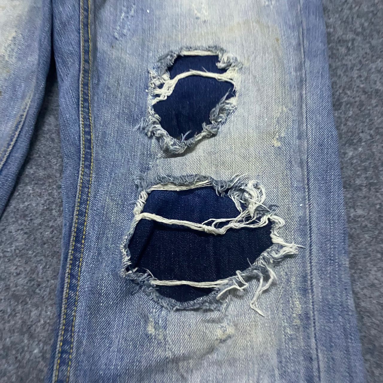 If Six Was Nine 💥Best Offer💥Vintage Nylaus Jeans Distressed Denim Size US 31 - 13 Thumbnail