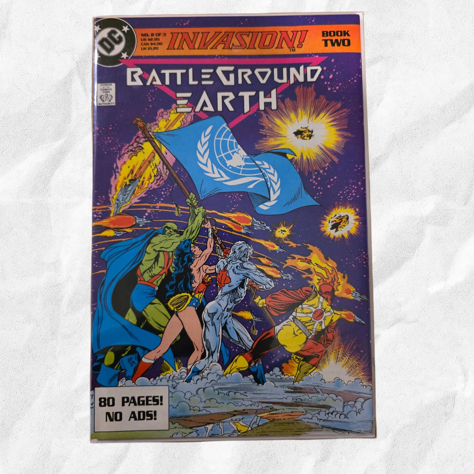 Other Invasion Book Two #2 VF 1989 DC Battleground Earth Comic (C) Size ONE SIZE - 6 Thumbnail