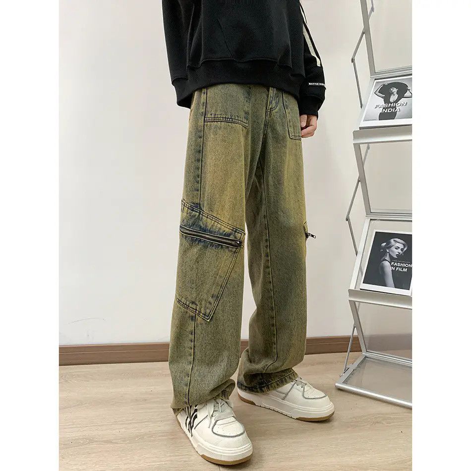 Japanese Brand × Jean Retro straight tube loose slightly flared jeans Size US 32 / EU 48 - 4 Thumbnail