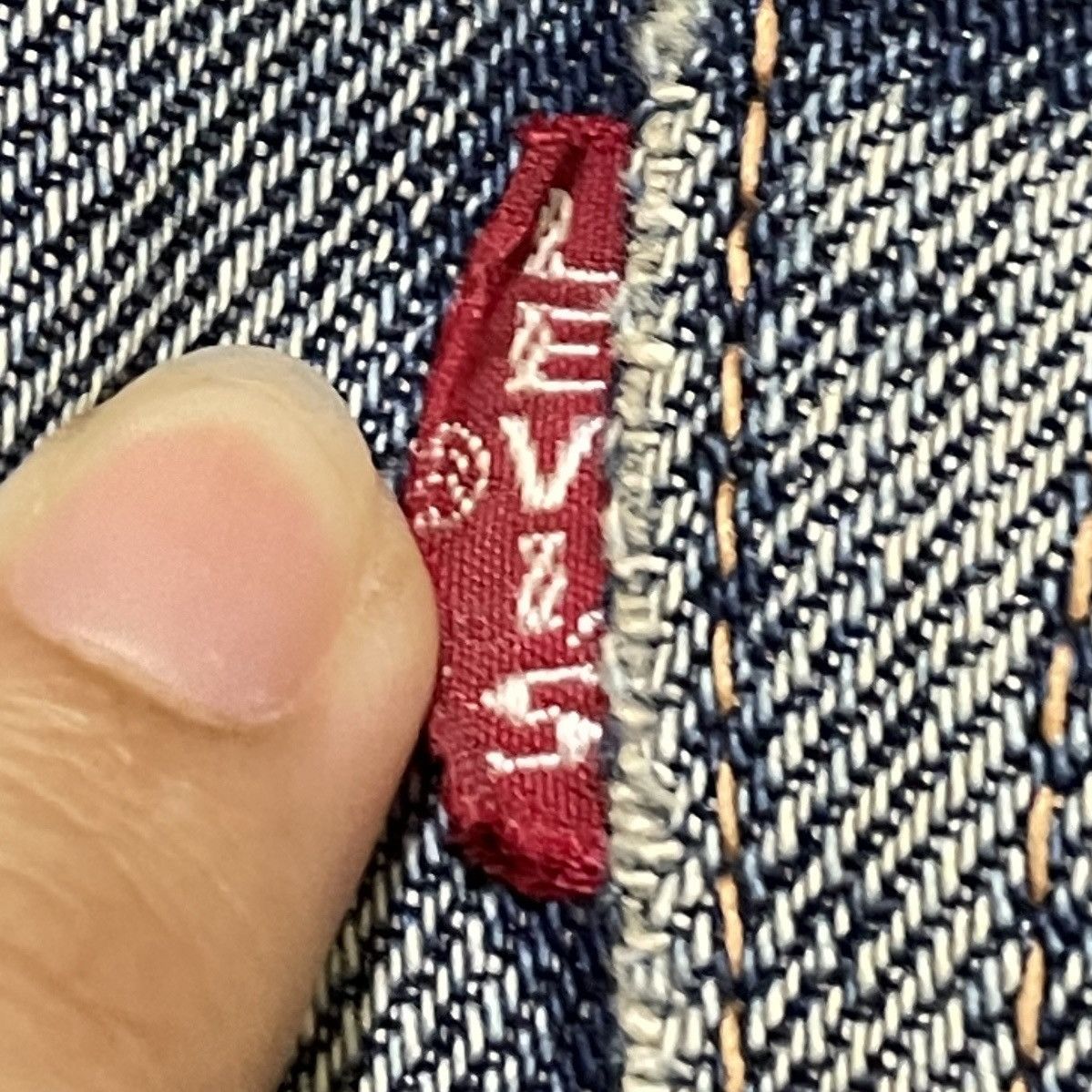 Levi's Very Rare Vintage Levis 501XX Big E Selvedge Jeans 1990s Size US 34 / EU 50 - 10 Thumbnail