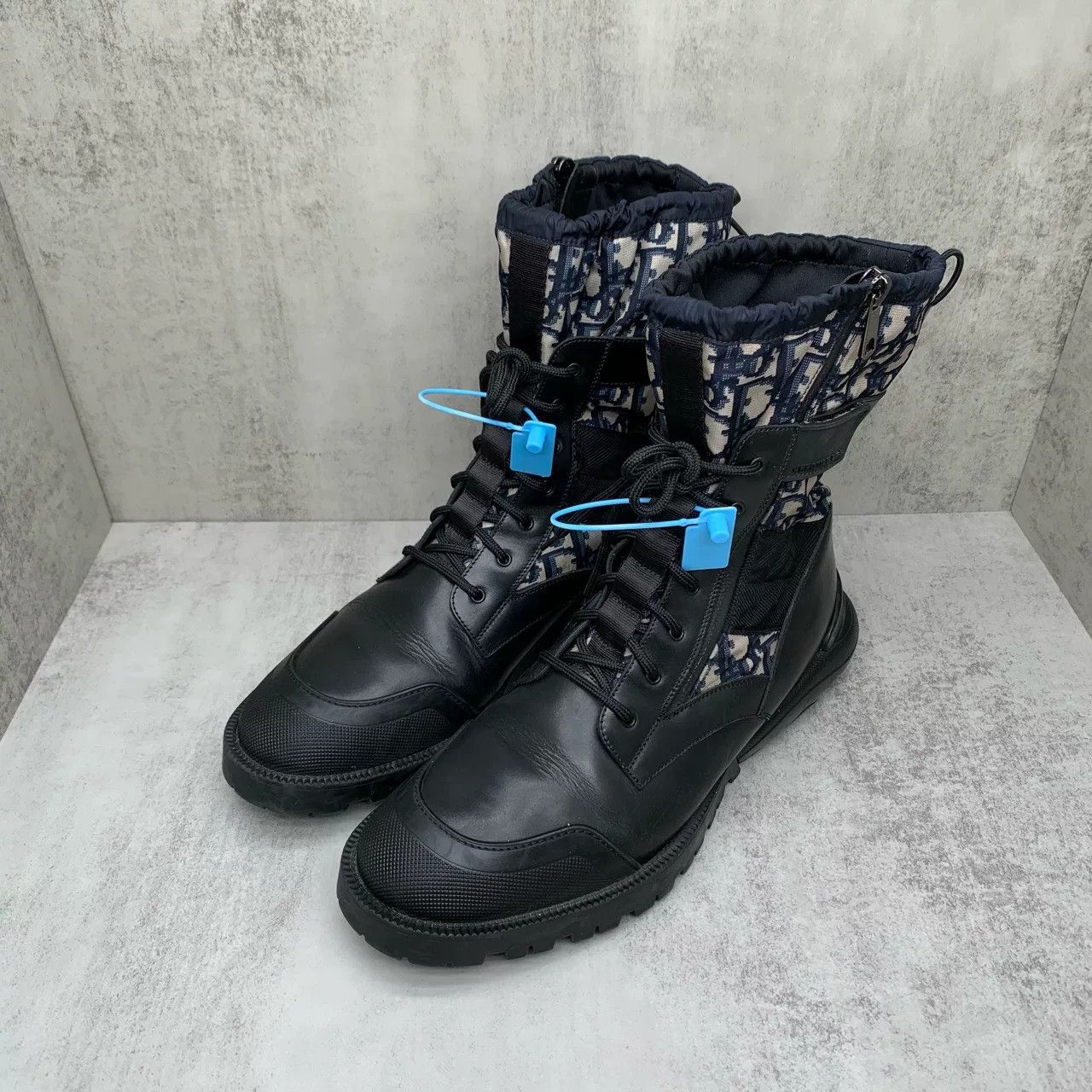 Dior Dior Monogram High-Top Lace-Up Tactical Boots Size US 10 / EU 43 - 1 Thumbnail