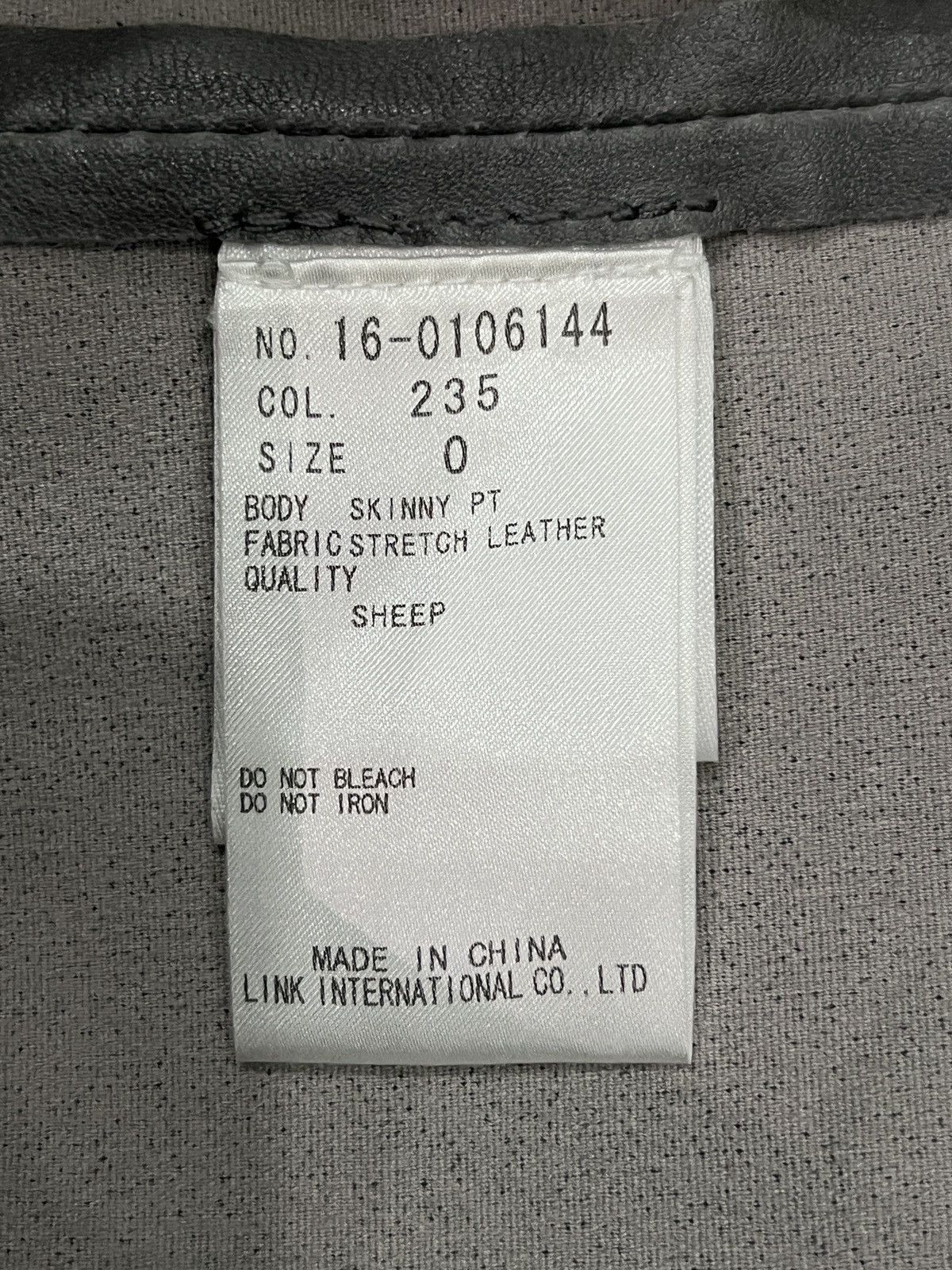Helmut Lang Helmut Lang Stretch Lambskin Leather Pants Size US 28 / EU 44 - 10 Thumbnail