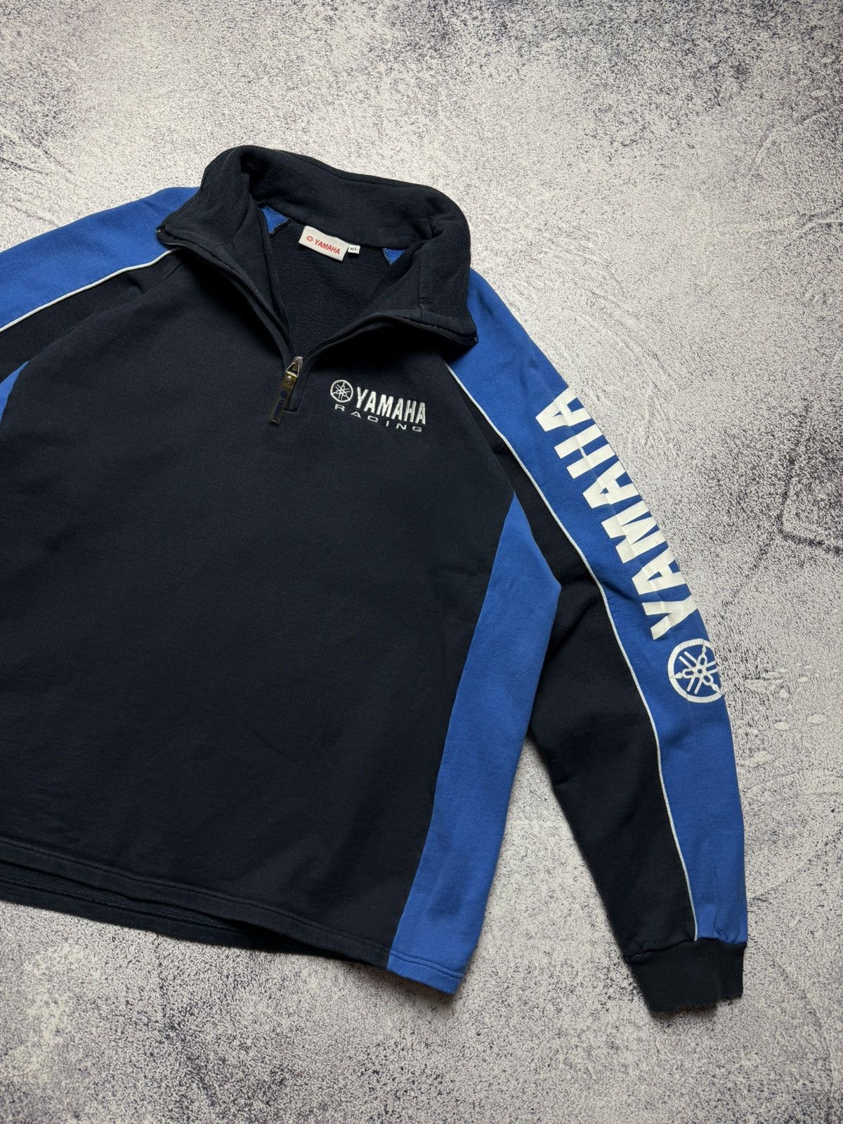 Yamaha Vintage Yamaha Half Zip Sweatshirt Moto Racing NASCAR Style Size US XL / EU 56 / 4 - 8 Thumbnail
