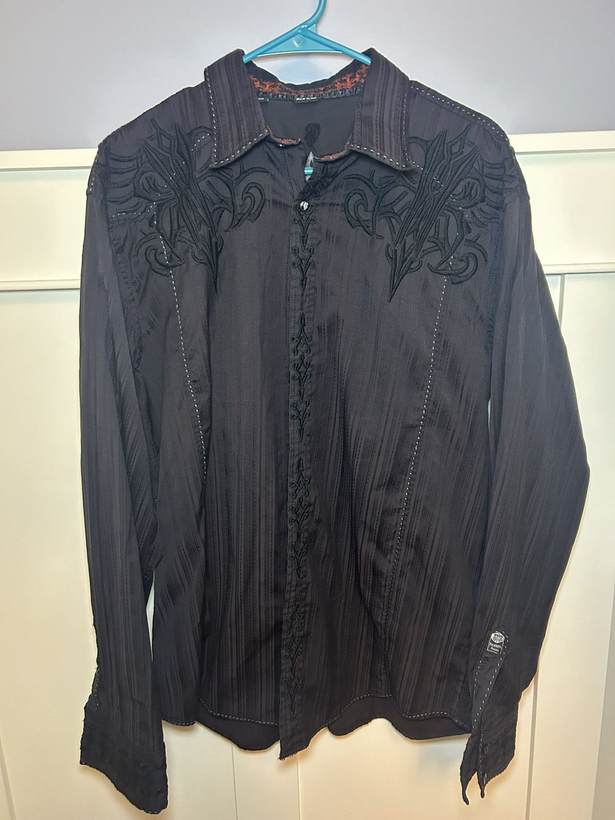Roar Vintage Roar tribal y2k embroidered button up longsleeve Size US XL / EU 56 / 4 - 2 Thumbnail