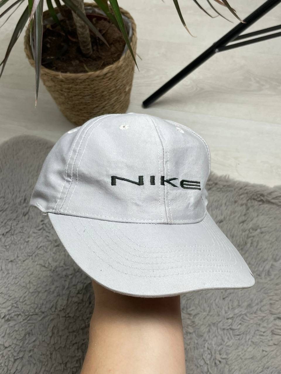 Nike × Vintage Nike Vintage Hat Big CENTER Logo Swoosh Y2K Size ONE SIZE - 1 Thumbnail