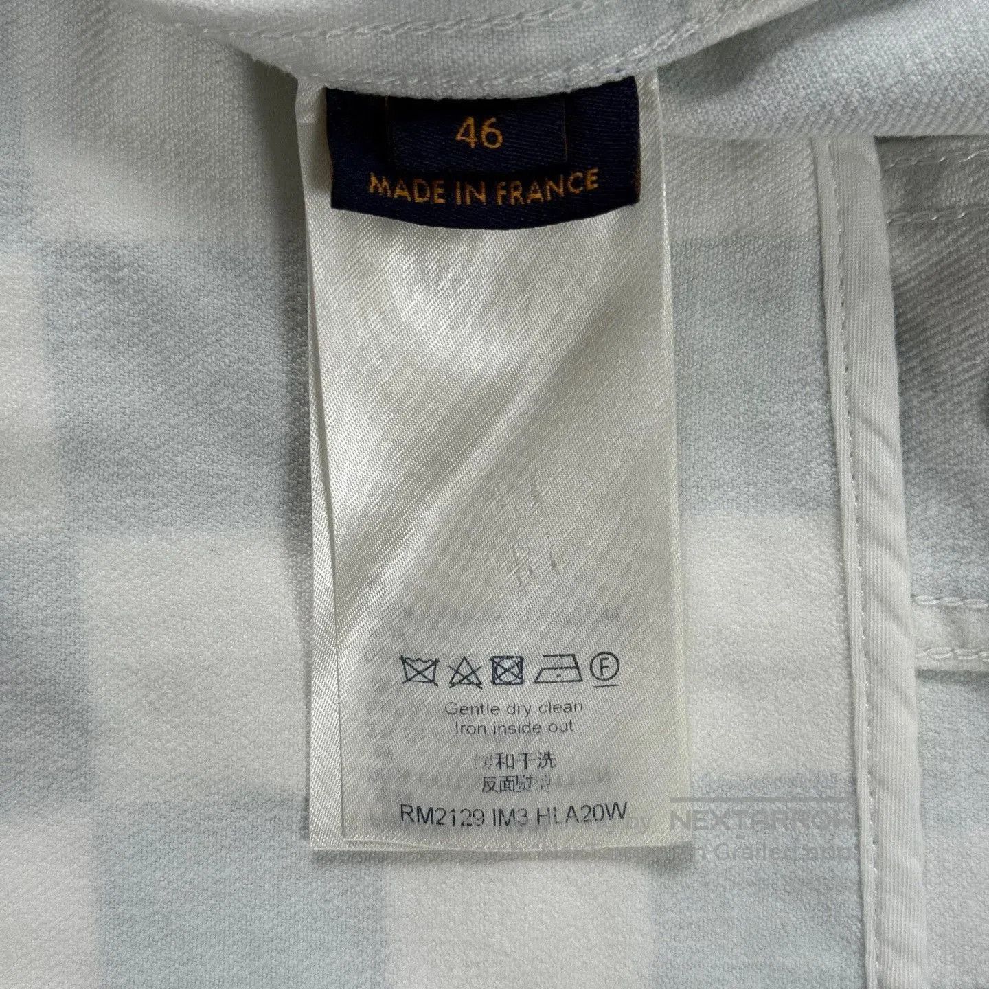 Louis Vuitton LV White Green Check Denim Jacket. Size L / US 10 / IT 46 - 7 Thumbnail
