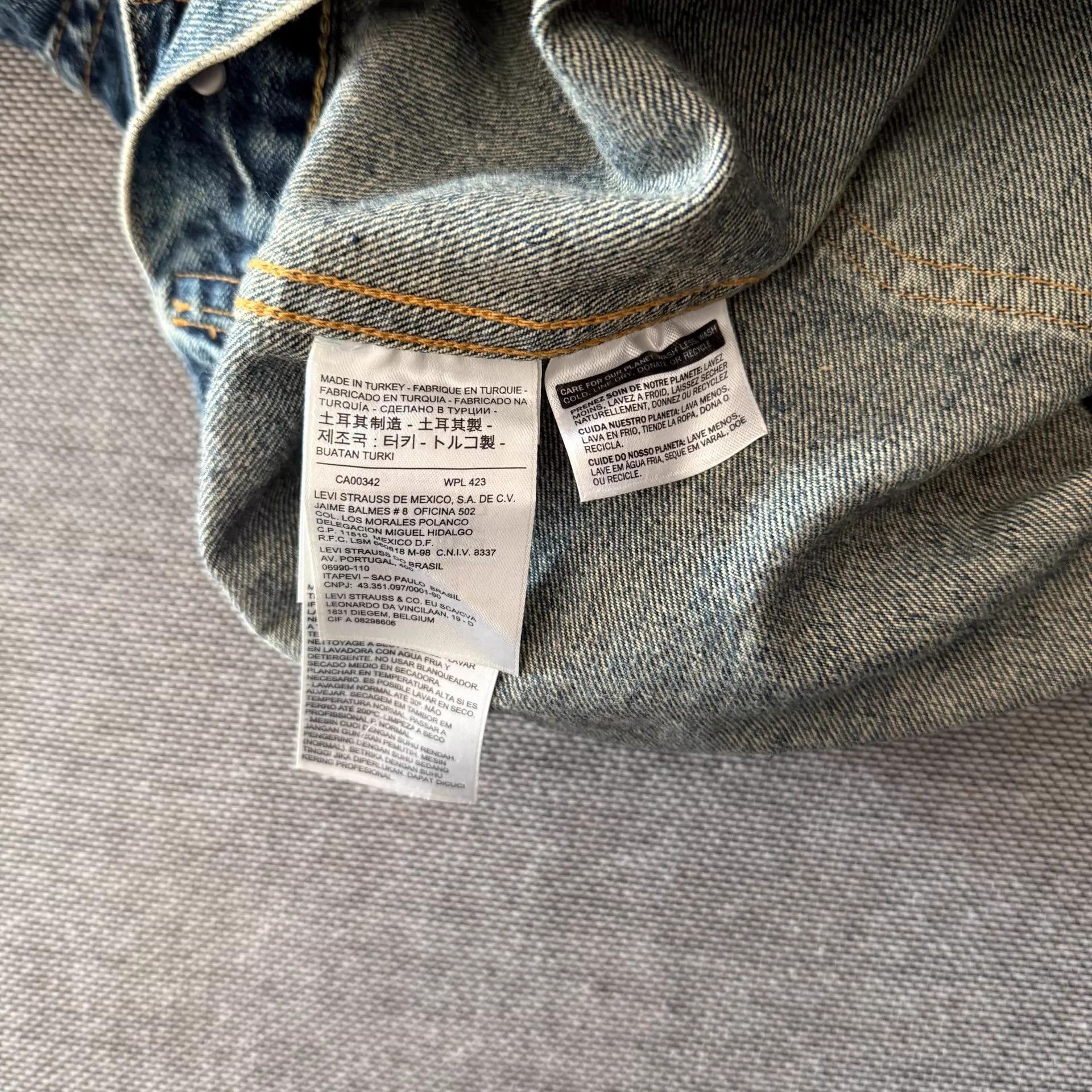 Levi's Levi's LVC Type2 507xx Denim Jacket Washed Distressed M Size US M / EU 48-50 / 2 - 9 Thumbnail