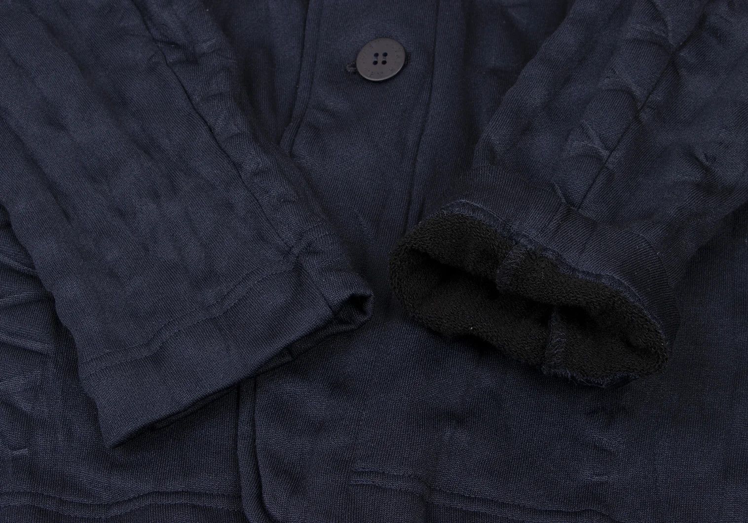 Issey Miyake Cotton-Polyester Tie-Dye Jersey Jacket in Navy Size 3 Size US L / EU 52-54 / 3 - 7 Thumbnail