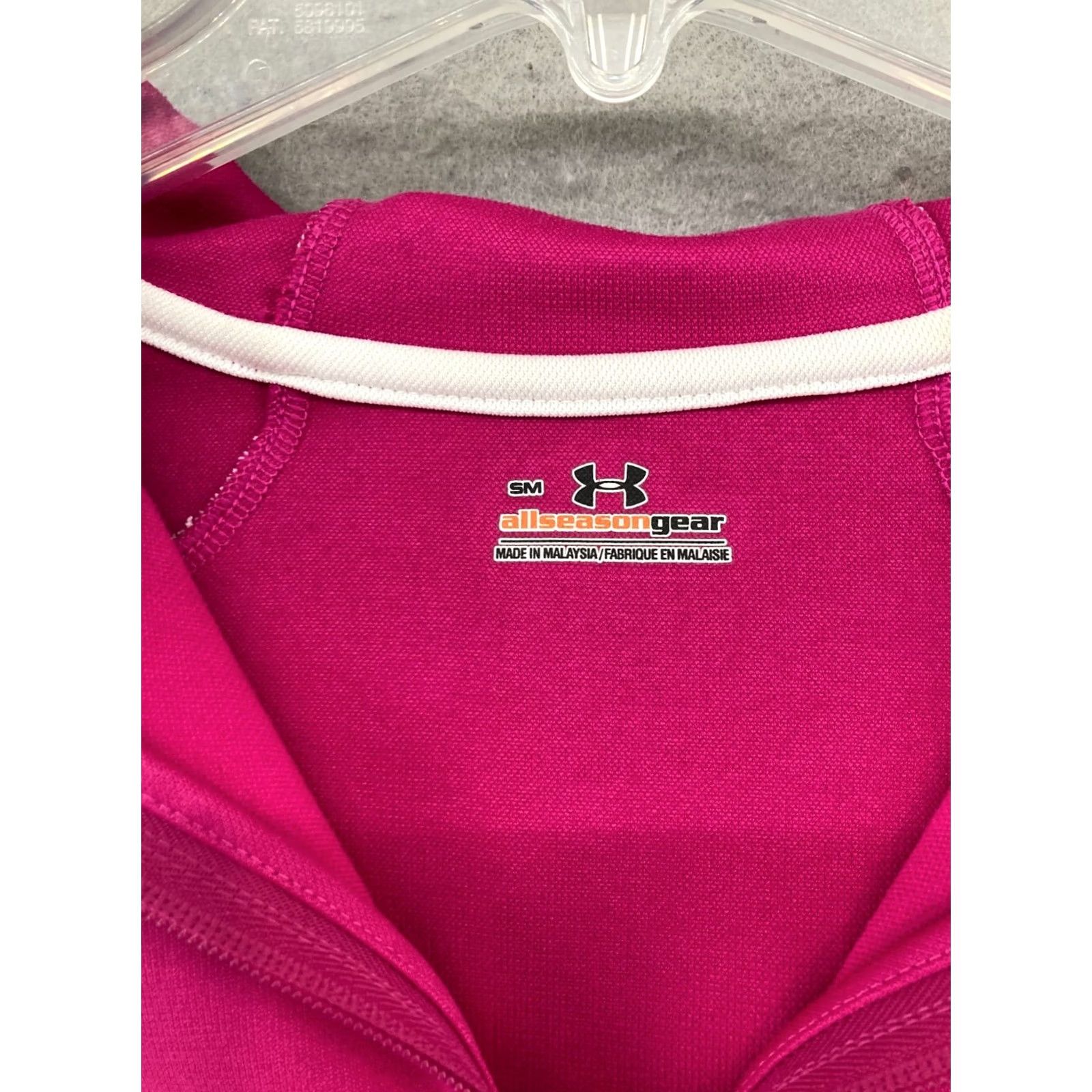 Under Armour Under Armour Jacket Womens Small pink Hoodie Sweatshirt Full Zip Athletic Size S / US 4 / IT 40 - 6 Thumbnail