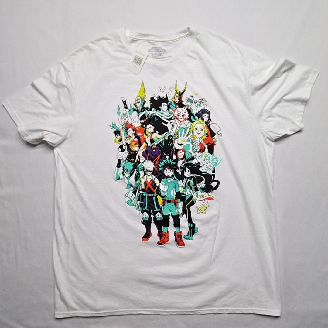 Other My Hero Academia Shirt White XXL Anime Graphic Character Tee Size US L / EU 52-54 / 3 - 1 Thumbnail