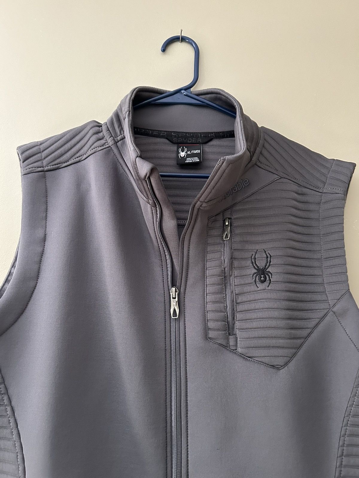 Spyder NEW Venom Polar Ribbed Performance Full Zip Vest Size US XL / EU 56 / 4 - 1 Thumbnail