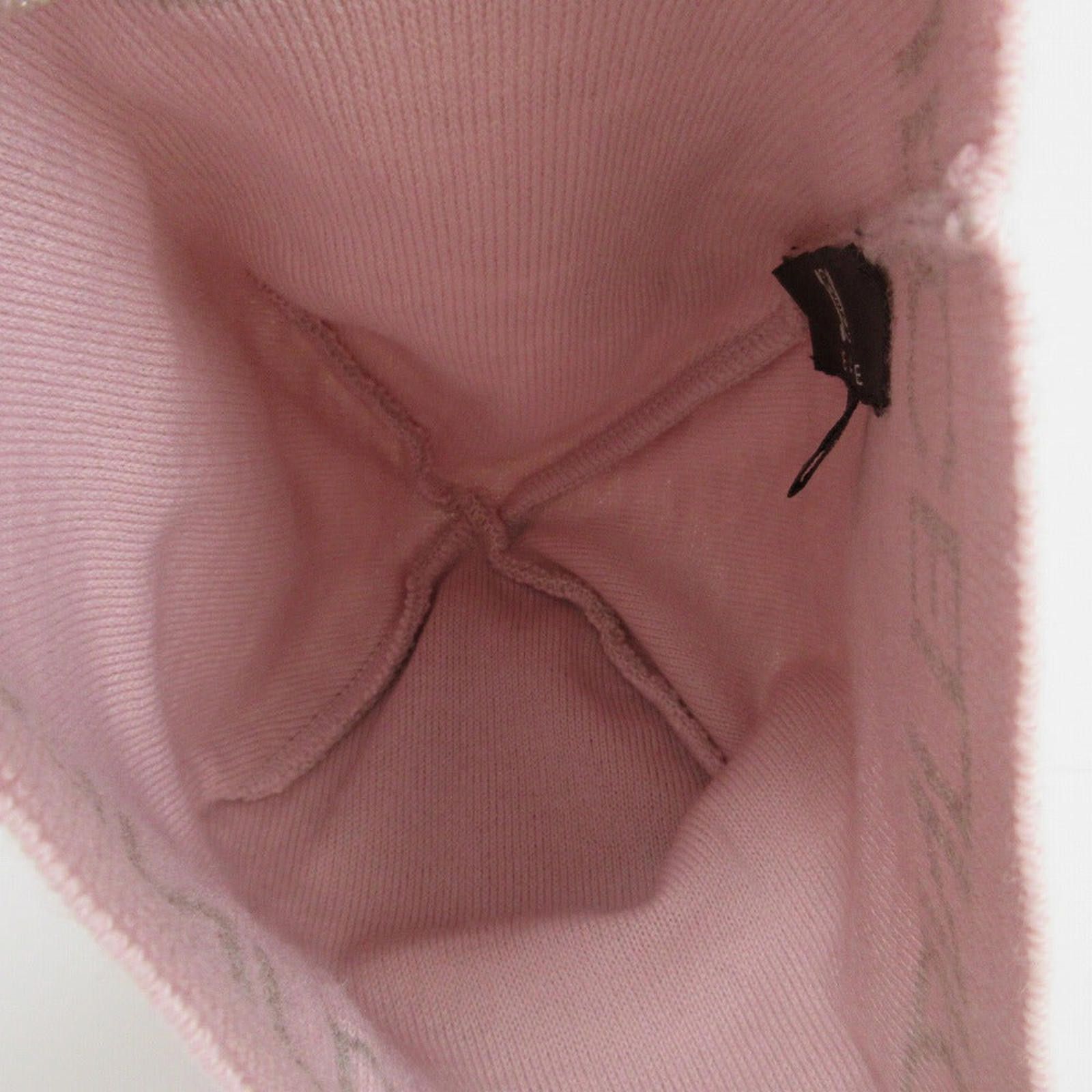 Celine Vintage Celine Logo Beanie Pink Size ONE SIZE - 3 Thumbnail