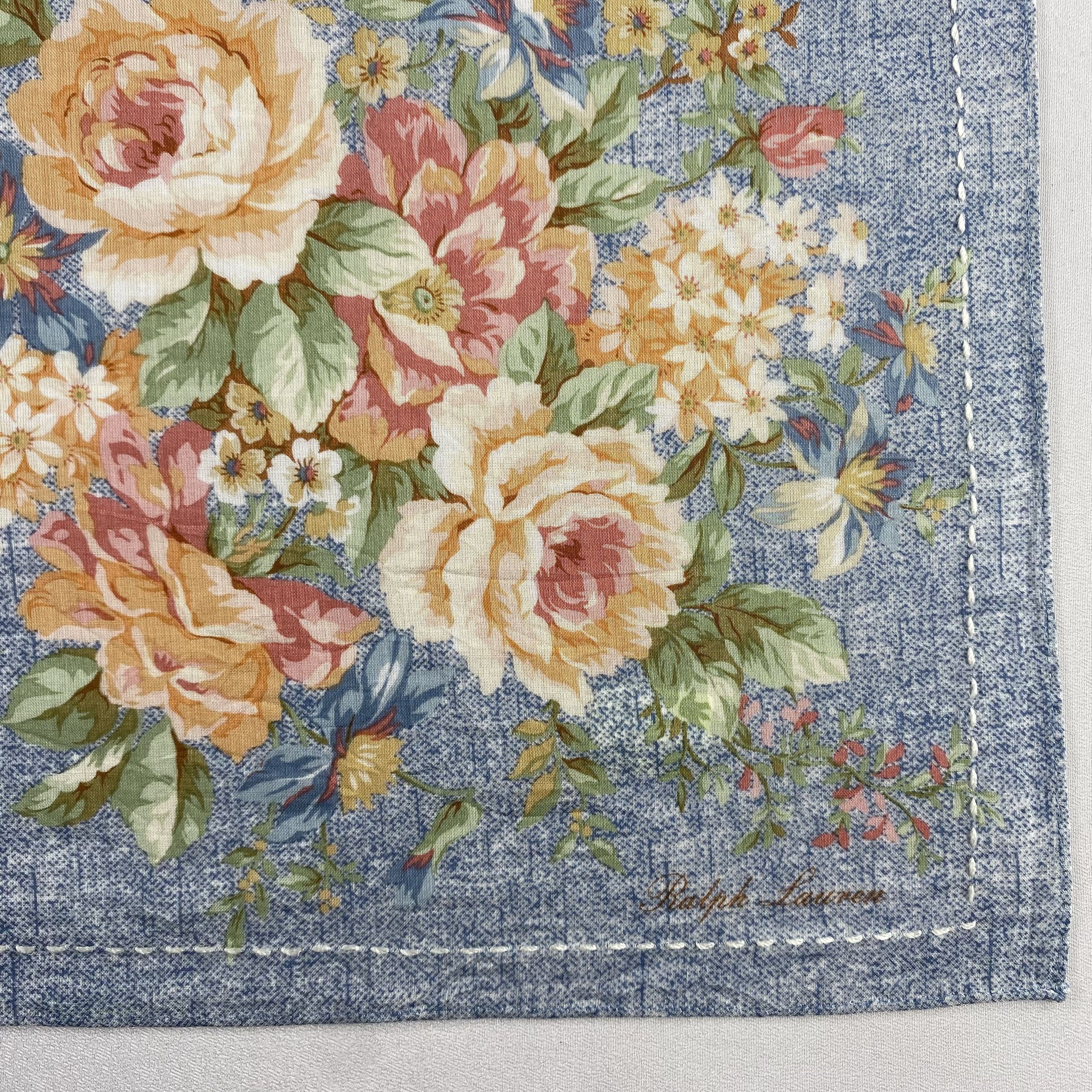 Ralph Lauren × Vintage Ralph Lauren Handkerchief / Neckerchief / Bandana-P943 Size ONE SIZE - 3 Thumbnail