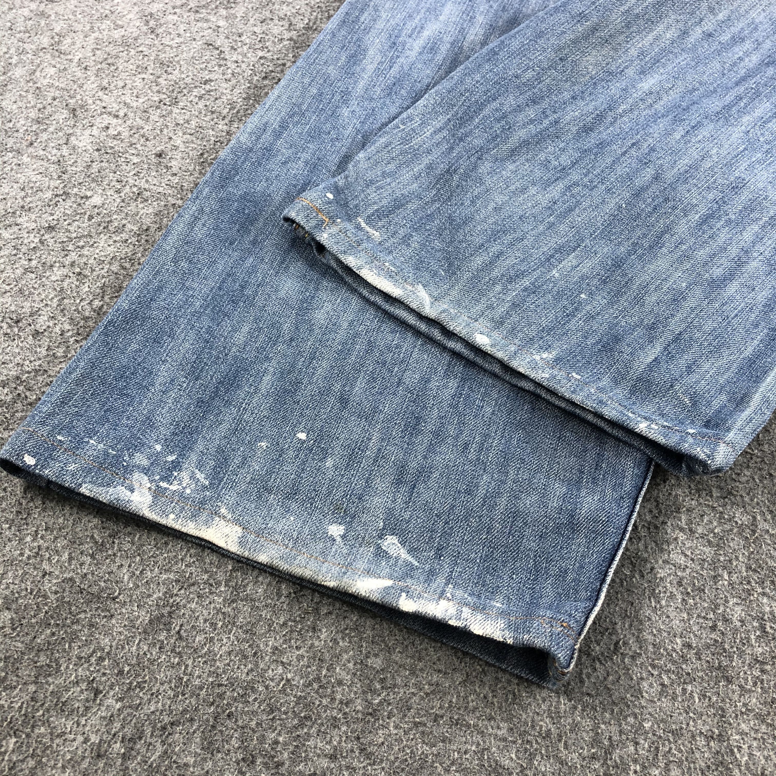 Levi's Vintage Blue Wash Levis 501 Jeans-J1645 Size US 44 / EU 60 - 6 Thumbnail