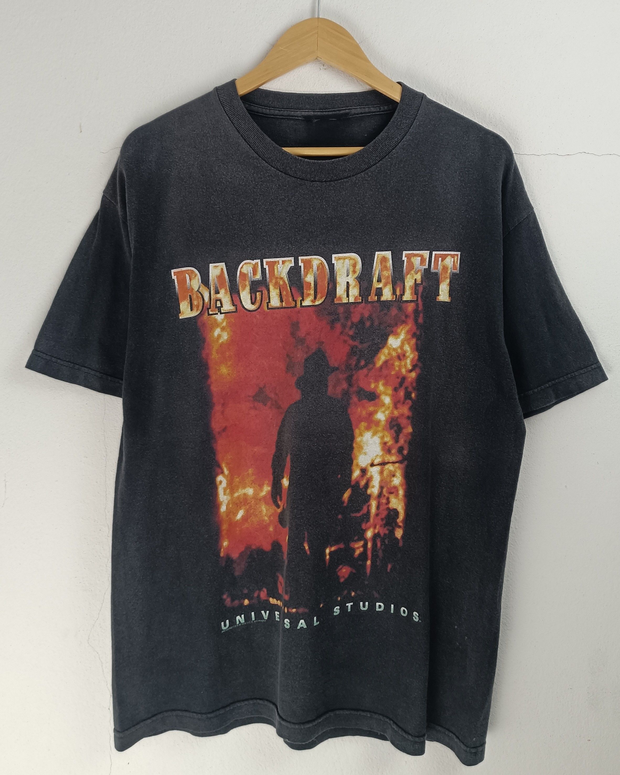 Vintage VINTAGE 90'S BACKDRAFT UNIV STUDIO FIREFIGHTER VERY RARE Size US L / EU 52-54 / 3 - 3 Thumbnail