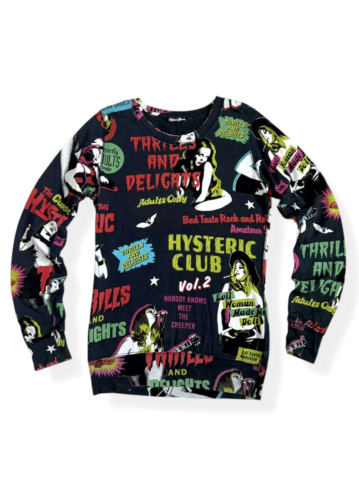Hysteric Glamour Vintage Y2k Hysteric Glamour Neon Thrills and Delights Top Size US S / EU 44-46 / 1 - 2 Thumbnail