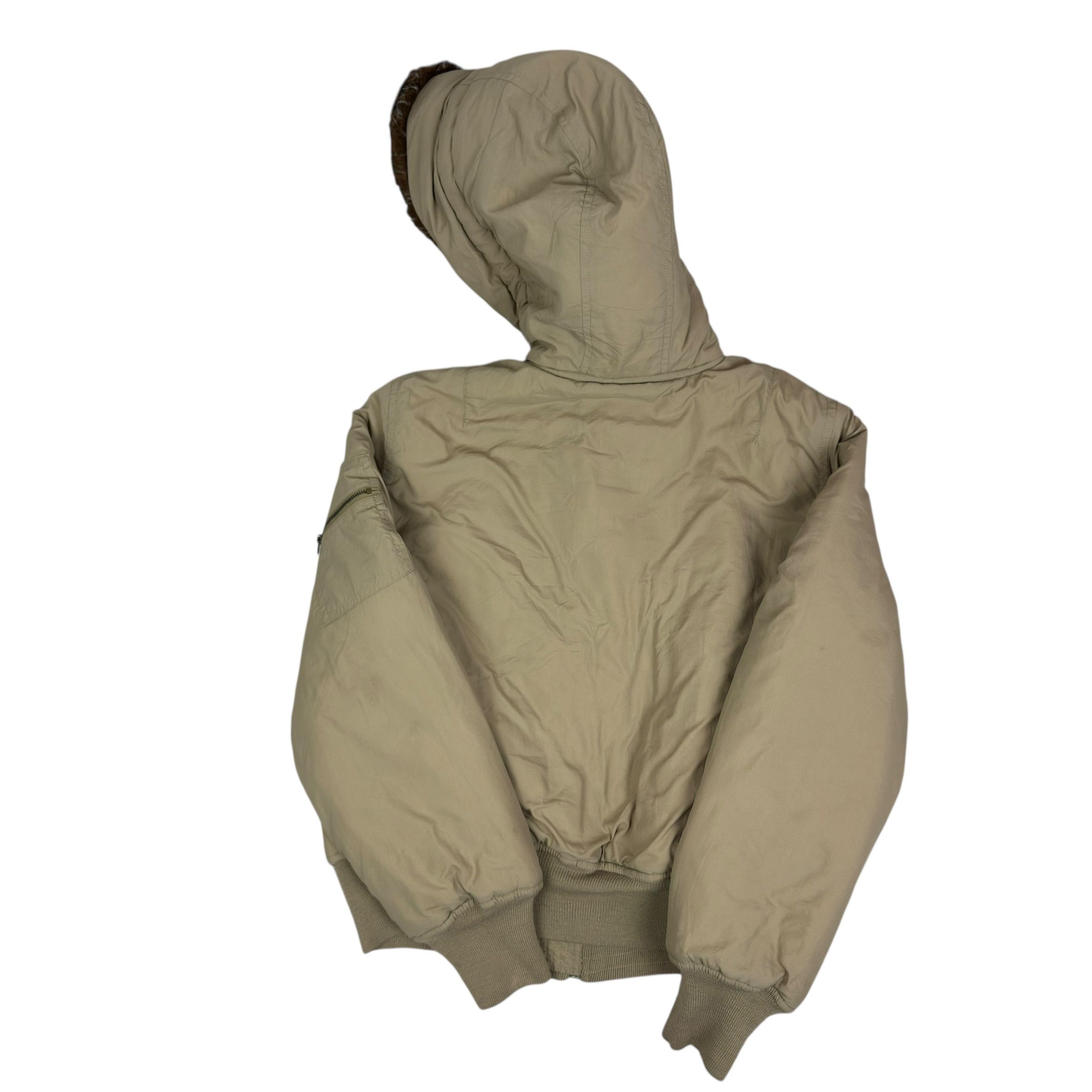 Ralph Lauren Ralph Lauren beige Long Sleeve Hooded Full Zip Jacket XS Size XS / US 0-2 / IT 36-38 - 7 Thumbnail