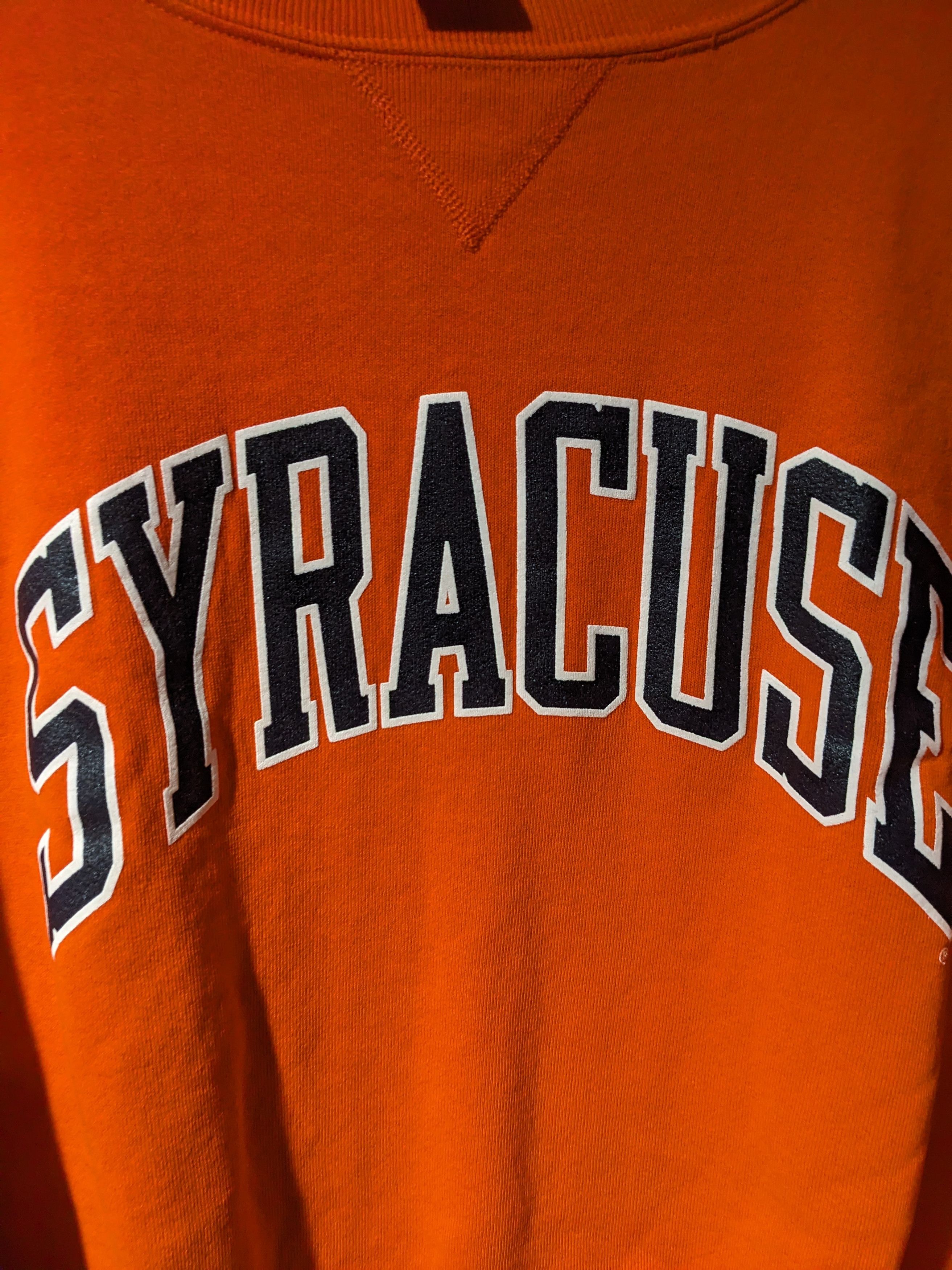 Russell Athletic × Vintage Vintage 90s Syracuse University Russell Athletic Sweatshirt Size US XL / EU 56 / 4 - 2 Thumbnail