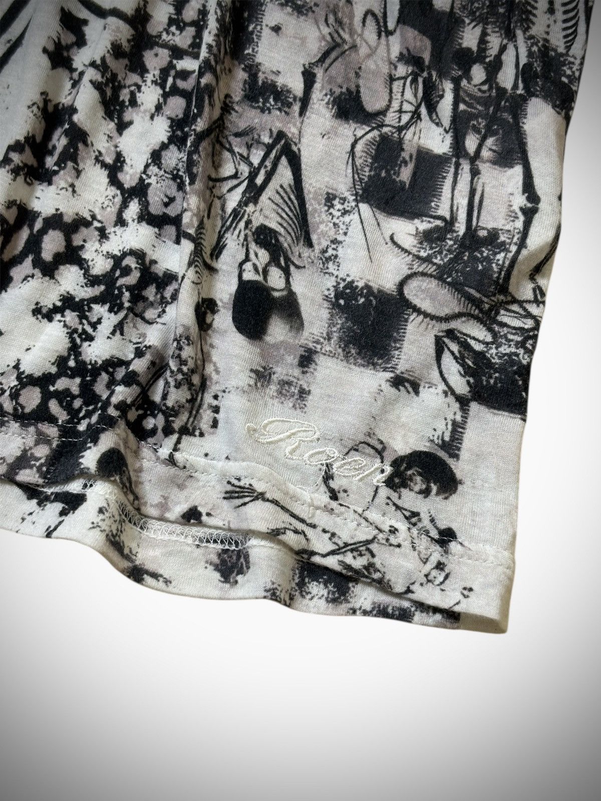 Roen RARE 2000’s Roen - Japanese Archive’s Ifsix Style T-Shirt Size US L / EU 52-54 / 3 - 6 Thumbnail