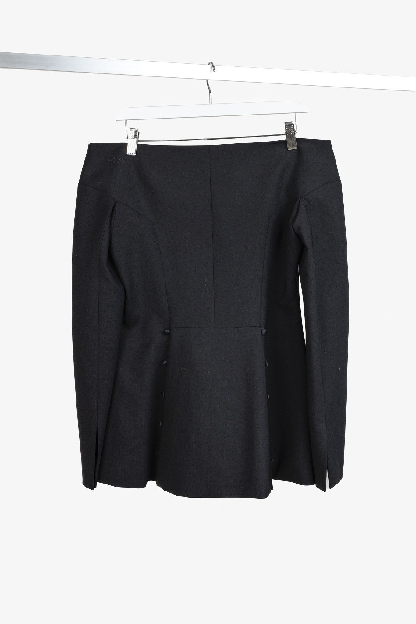 Other Katheryn Bowen SS 2020 Black Off Shoulder Blazer Size M / US 6-8 / IT 42-44 - 2 Thumbnail