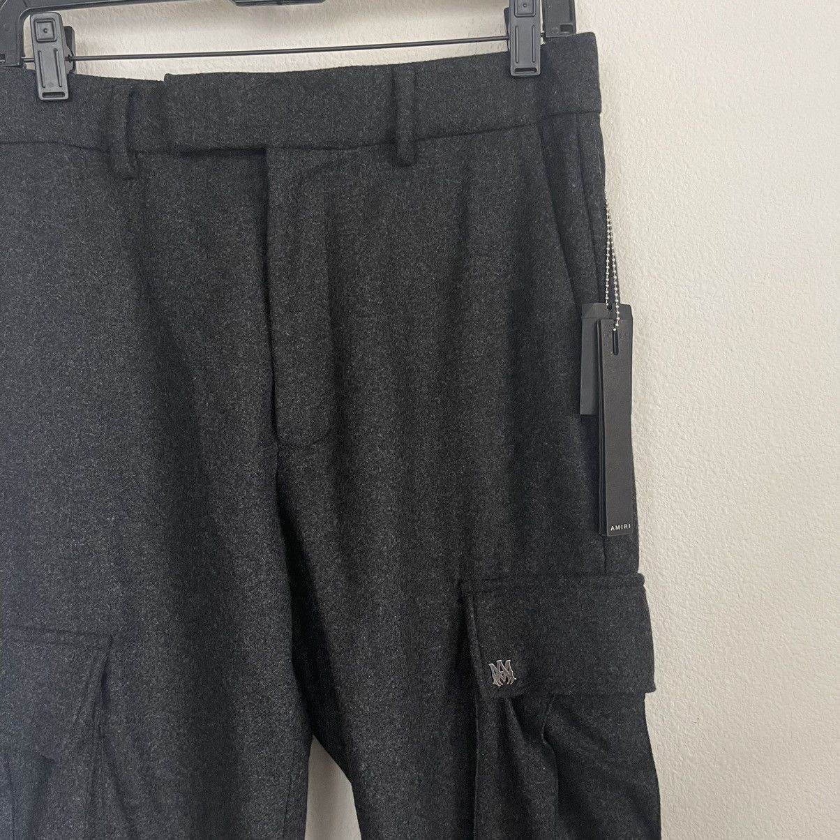 Amiri AMIRI Gray Slim Flared Cargo Pants Size US 30 / EU 46 - 4 Thumbnail